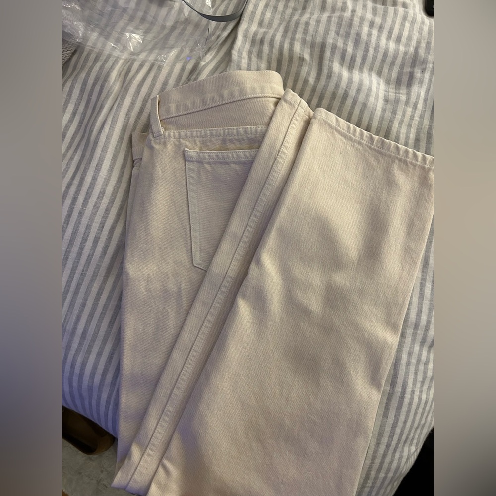 Khaite Kyle Ecru Jeans 29 - Picture 3 of 3